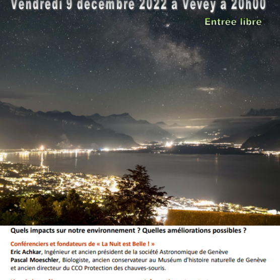 Conférence scientifique sur la pollution lumineuse : « Des lumières dans la nuit »