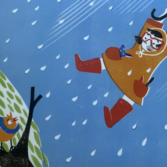 Tombe, tombe la pluie / Séance Kamishibaï